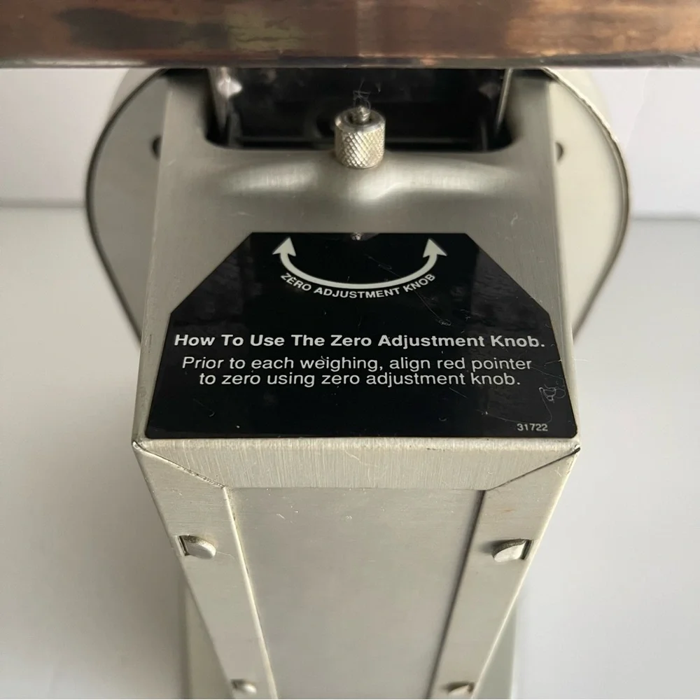 Vintage Pelouze Postal Scale 5lb Capacity Model Y5 1995 First Class Rates USA